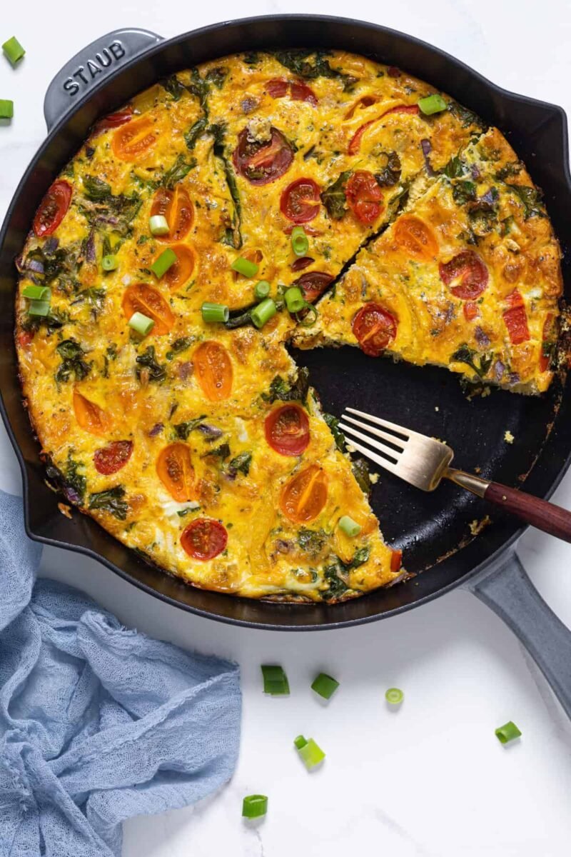 Frittata Slice Veggie Gluten Free (can add chicken sausage) | Sat, Sun, Mon Breakfast | T&D